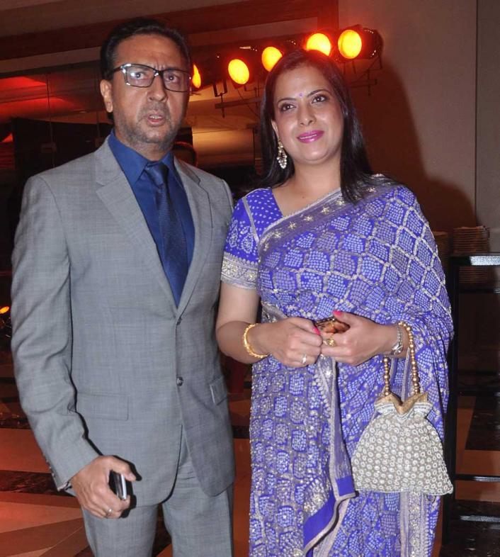 Gulshan Grover with Wife