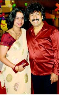 Gurukiran With his Wife