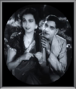 K.L. Saigal in a movie Jiban maran