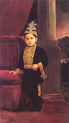 Young Fatehsinghrao Gaekwad
