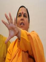 Uma Bharti addressing