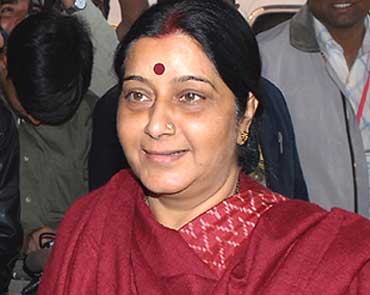 Sushma Swaraj in Gathering