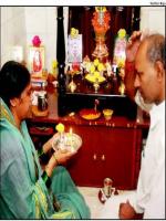 C. H. Vijayashankar With Wife