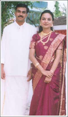 Rajani With Husband