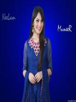 Neelam Muneer In Blue Dress