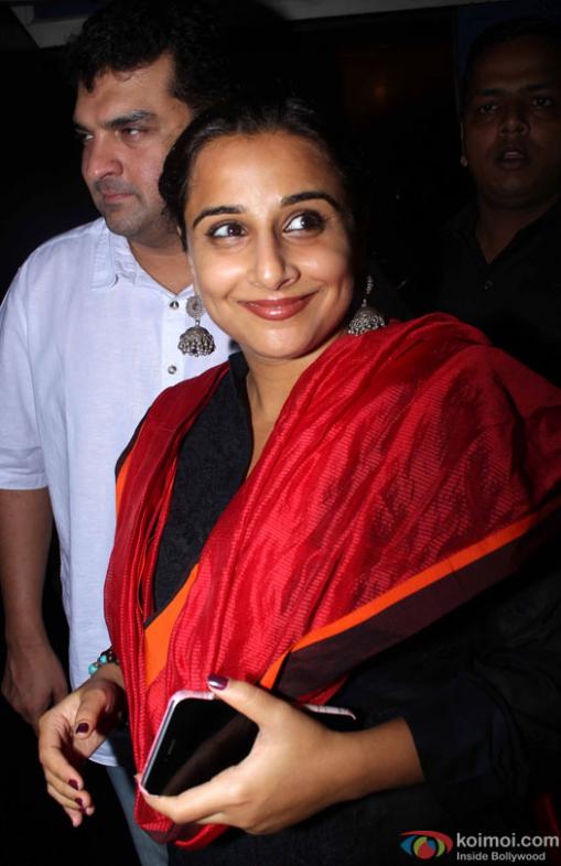 Vidya Balan with her husband