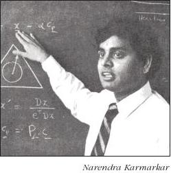 Narendra Karmarkar Durring Lecture