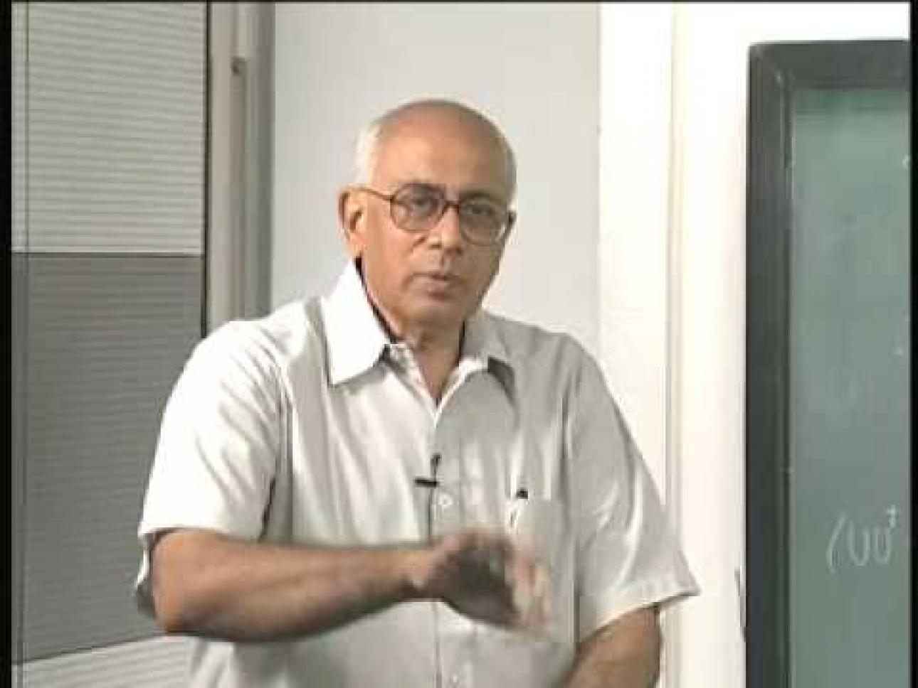 V. Balakrishnan Durring Lecture