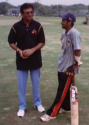 Jatin Paranjpe With Coach