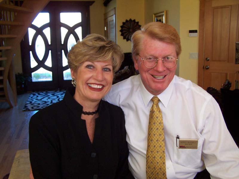 Gerry Bussell With Wife