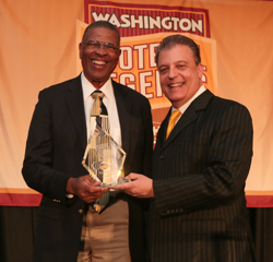 Ken Houston Reciving Award