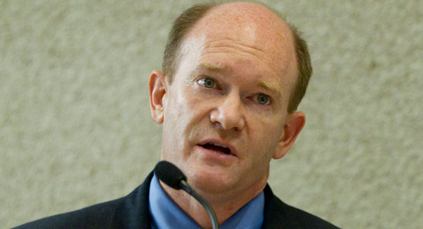 Chris Coons at White House