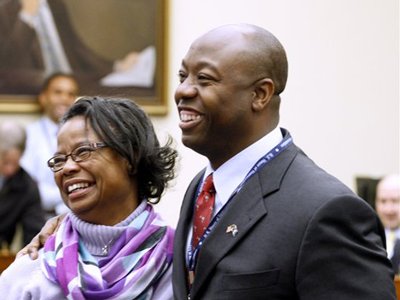 Tim Scott with his Wife
