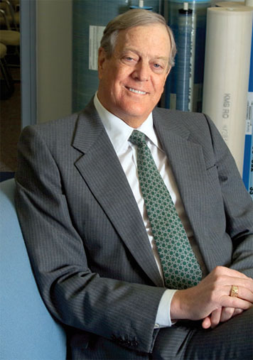 David H. Koch  American businessman