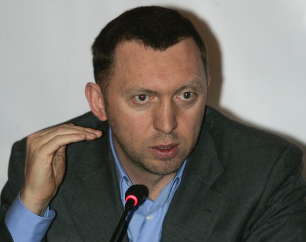 Oleg Deripaska press conference