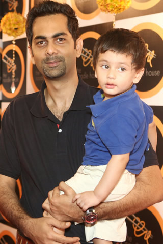 Adil Murad with his Son