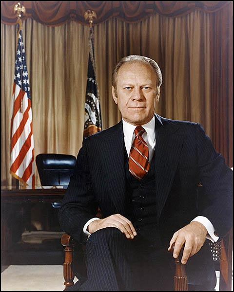 Gerald Ford at White House