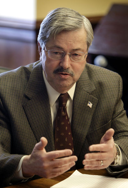 Terry Branstad current governor of Iowa