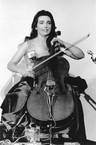 Charlotte Moorman American cellist