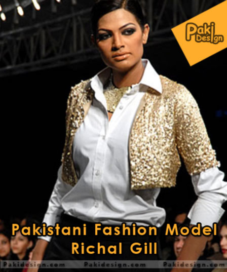 Rachel Gill Pakistani fashion Model