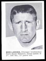 Bob Laraba  Professional Football linebacker