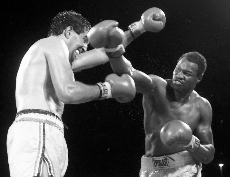 Larry Holmes in Action