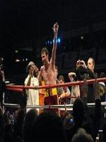 Andy Lee in ring