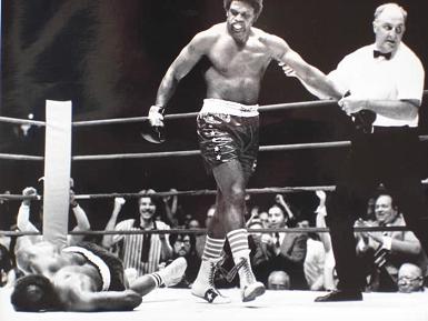 Earnie Shavers in Match