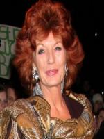 Rula Lenska at TV commercial