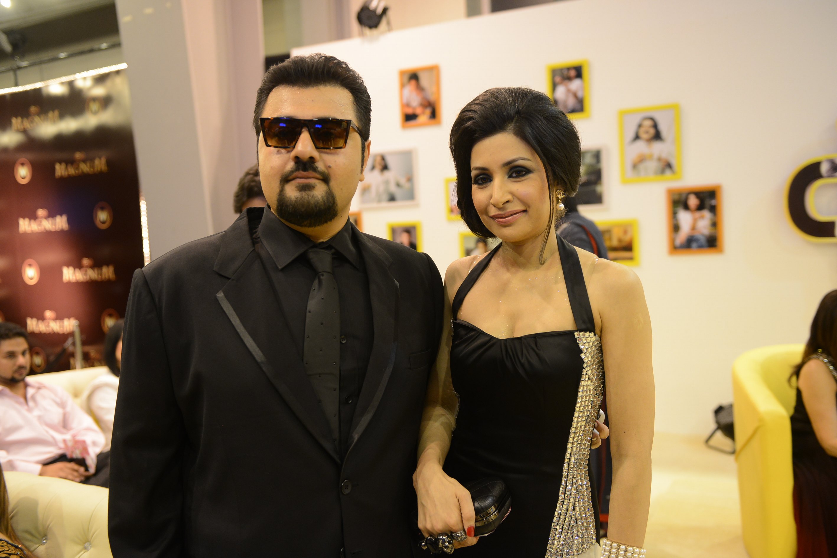 Ahmed Ali Butt with Pakistani Actress