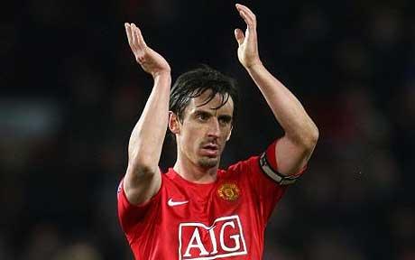Gary Neville in Action