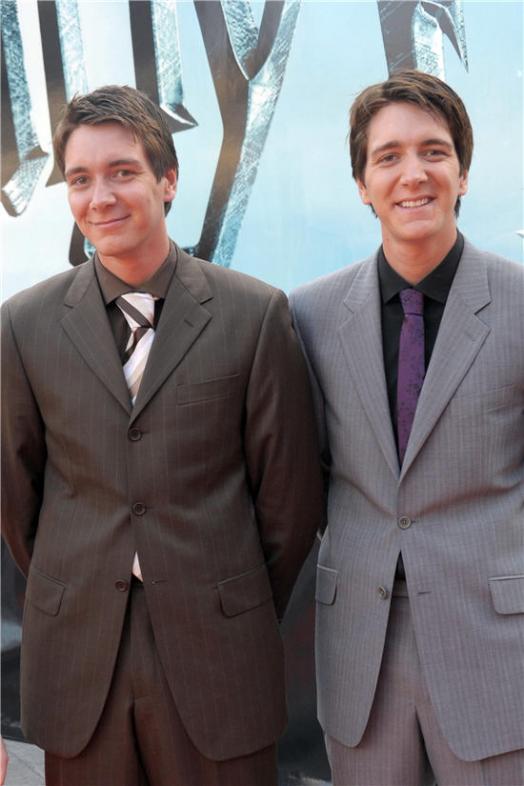 James and Oliver Phelps in  Harry Potter