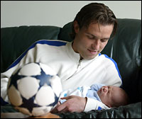Michael Curcija With Son