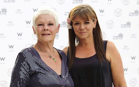 Finty Williams with her mother, Judi Dench (PHOTO: JONATHAN HORDLE/REX