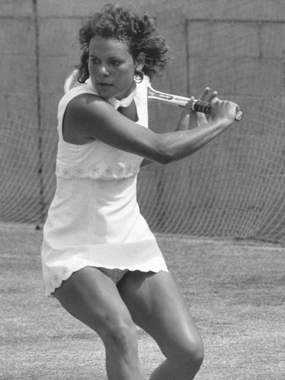 Evonne Goolagong Cawley in Action