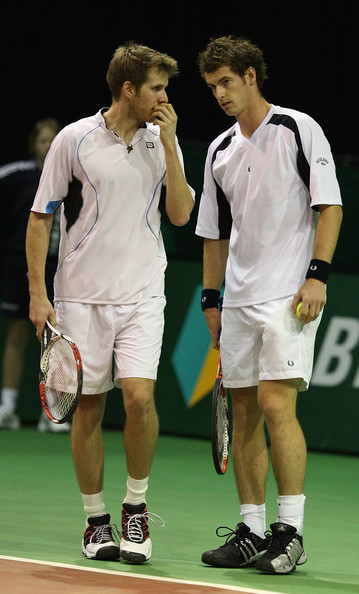 Andy Murray and James Auckland