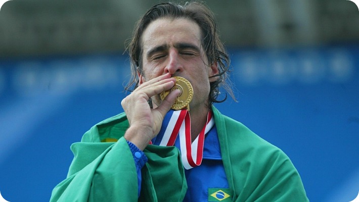 Fernando Meligeni With Medal