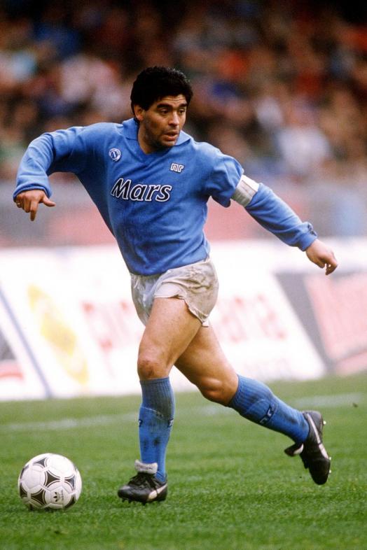 Diego Maradona in Action