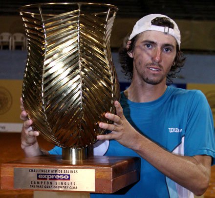 Andrés Molteni With Trophy