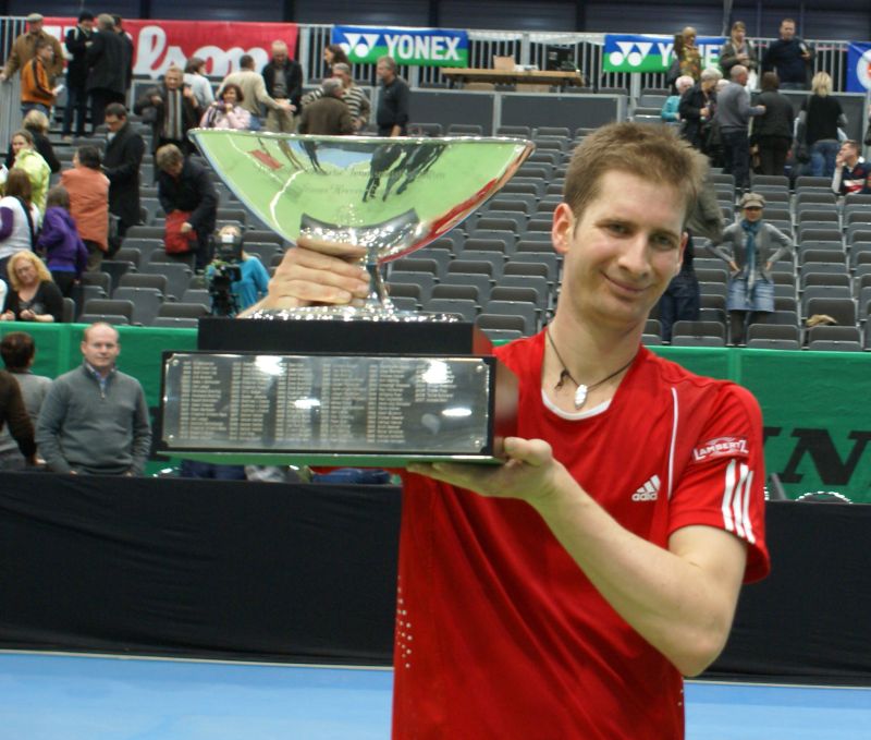 Dieter Kindlmann with Trophy
