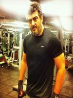 Ajith Kumar at Gym