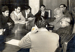 Mushtaq Ahmad Gurmani in meeting