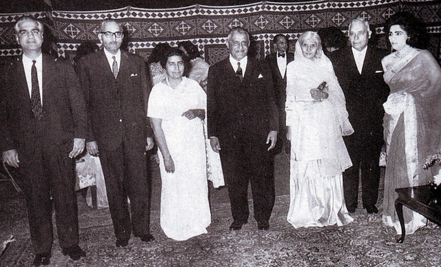Mr Ghulam Faruque with Fatima Jinnah