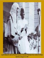 Sir Abdur Rashid Taking Oath