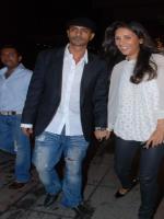 Arjun Rampal and his wife Mehr Jessia