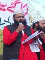 Abdul Latif Khalid Cheema Addressing to people