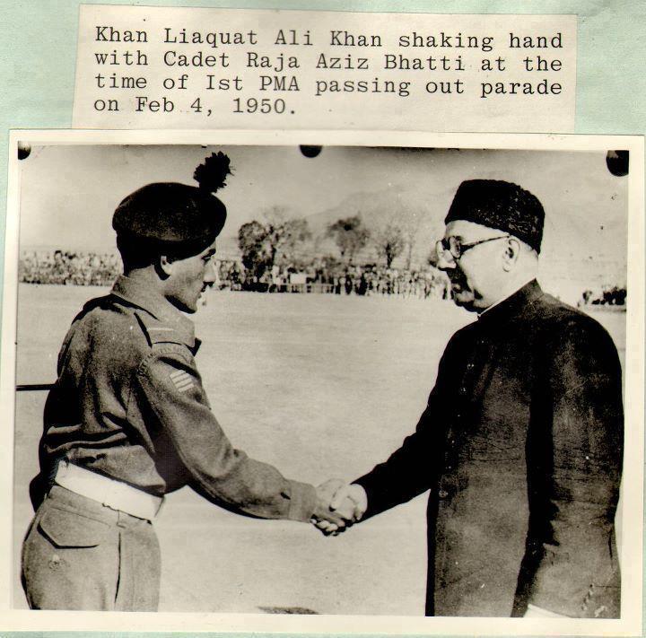 Raja Aziz Bhatti With Liaqat ali Khan