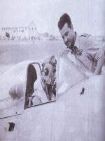 Sarfraz Rafiqui With Fighter Jet