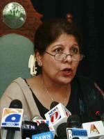 Shamshad Akhtar Talks to Media