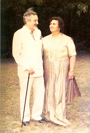 Ardeshir Cowasjee with His Wife